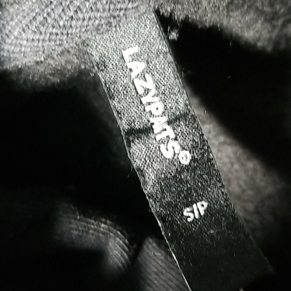 Lazy Pants Women's Fleece Black Sweatshirt Size S - Picture 5 of 7